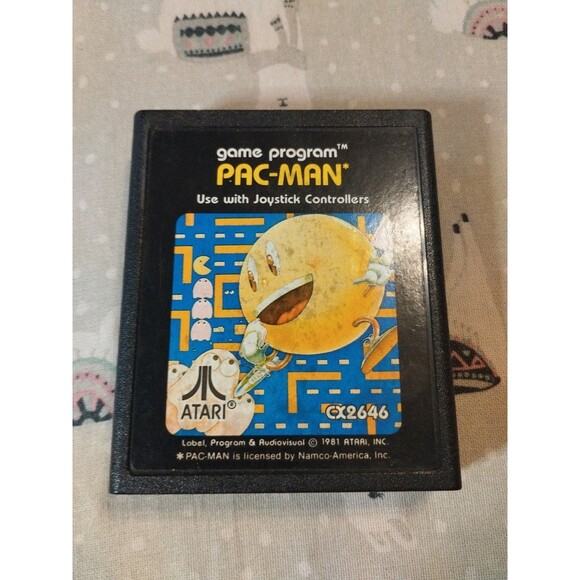 Pac-Man for Atari 2600. Tested & Works. Vintage 1981. No Top Label. - Picture 1 of 3